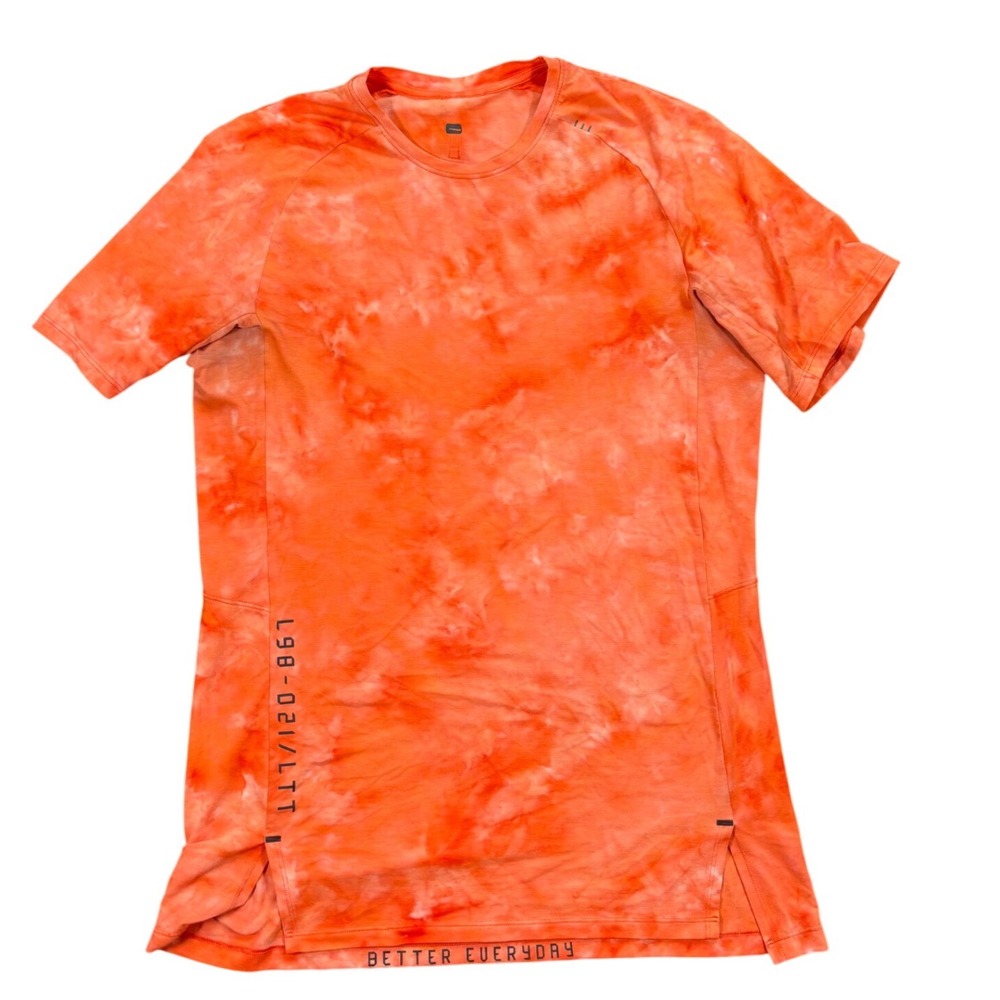 Lululemon Always Agile Short Sleeve Shirt Orange